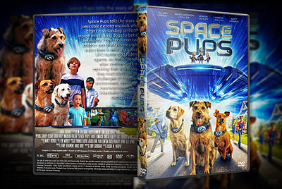 Space Pups (2023) DVD Cover design dvd dvdcover dvdcustomcover photoshop