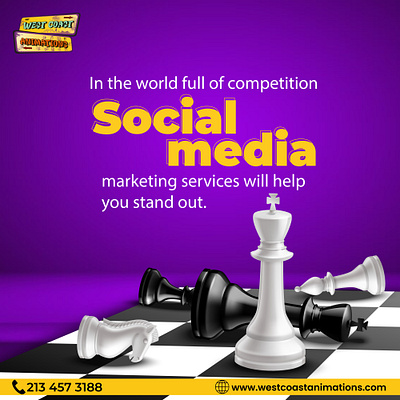 Social Media Marketing branding chess design graphic design icon identity illustration logo social social media marketing ui ux vector