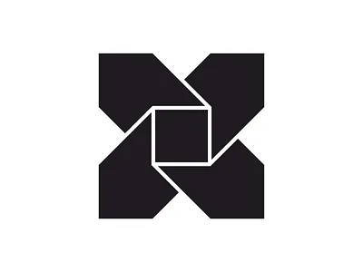 X Logo abstract bold branding design flat graphic design icon illustration logo minimal motion graphics ui vector x