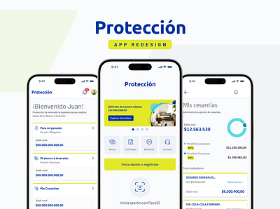 Protección - Case Study android app appdesign design figma financial ios mobileapp redesign ui uidesign userinterface ux uxdesign