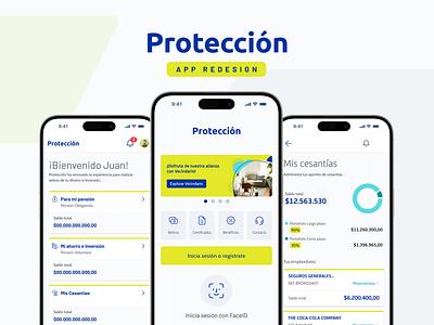 Protección - Case Study android app appdesign design figma financial ios mobileapp redesign ui uidesign userinterface ux uxdesign