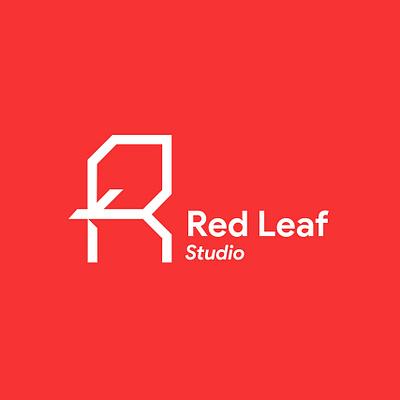 Red Leaf blocks logo animation logo motion logoanimation logomotion red red leaf studio
