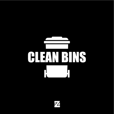 Clean Bins Logo Simple bins branding clean bins design design logo graphic design illustration logo logos logotype simple logo symbols templates vector