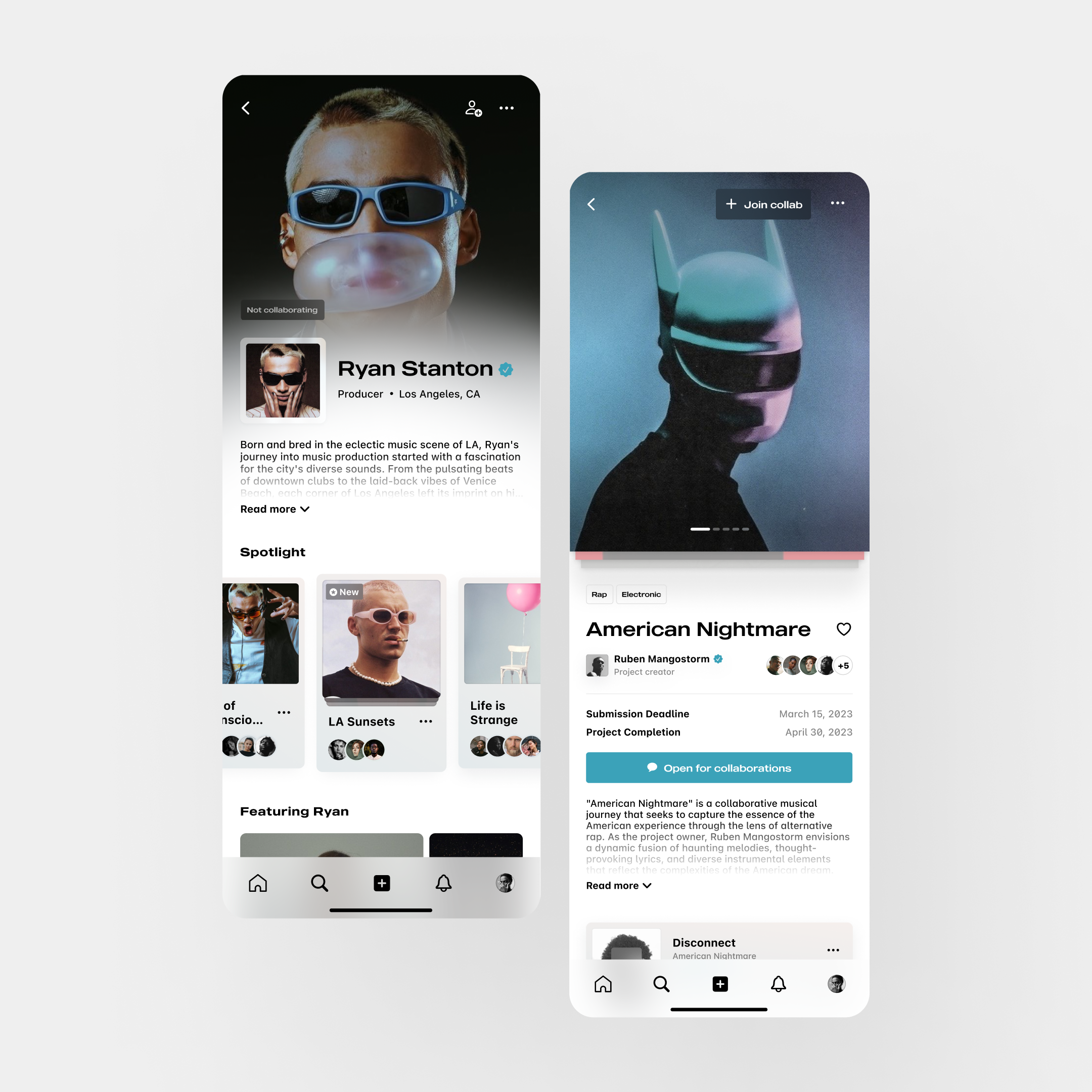 SoundSphere 3d animation app design bottom sheet branding dashboard graphic design home screen ios item details logo mobile app modal design modal ui motion graphics music app product details profile screen profile ui ui