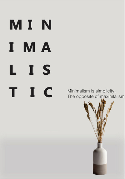 BIGoasis minimalistic design design flyer illustration minimalism poster