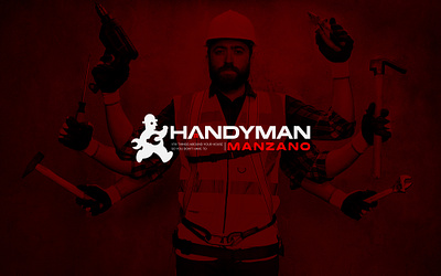 Logo design concept for "Handyman" abstract logo brand identity creative logo graphic design handyman logo logo