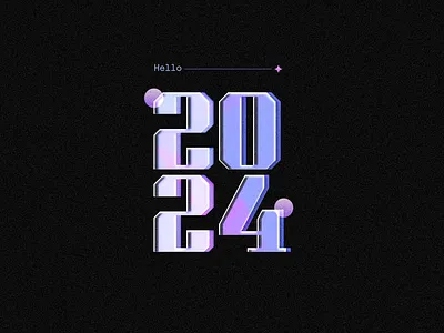 Hello — 2024 illustration typography