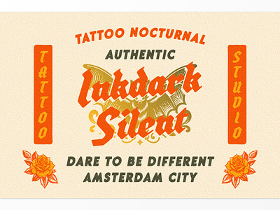 Inkdark Silent Typography metal
