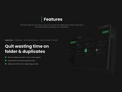Features Section Design app design graphic design interface design mobile app redesign ui ux web design website