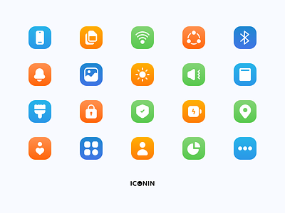 Phone Setting Icons app icons flat icons icon icon pack icon set iconin iconography iconpack icons iconset illustration line icons phone icon setting icon