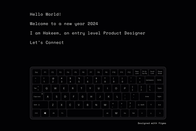 Keyboard Animation using Figma 2024 animation dark theme exploration keyboard product design