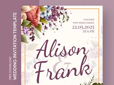 Casual Wedding Invitation Free Google Docs Template casual design docs flowers free google docs templates free template free template google docs google google docs invitation invitation design invitation for wedding invitation template invite marriage template wedding wedding invitation