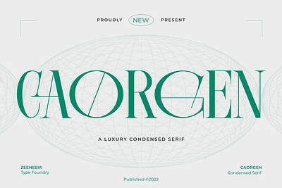 Caorgen - Luxury Condesed Serif