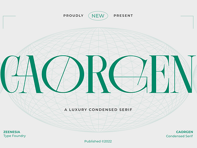 Caorgen - Luxury Condesed Serif