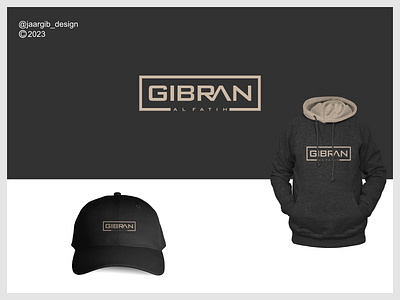 Gibran Al Fatih Logo Design apparel branding cap clothes custom design fashion graphic design illustration logo vector