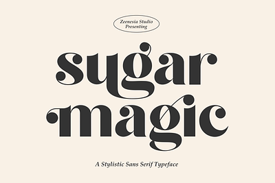 Sugar Magic Font clothing