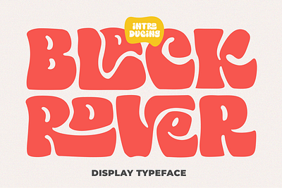 Black Rover Font clothing