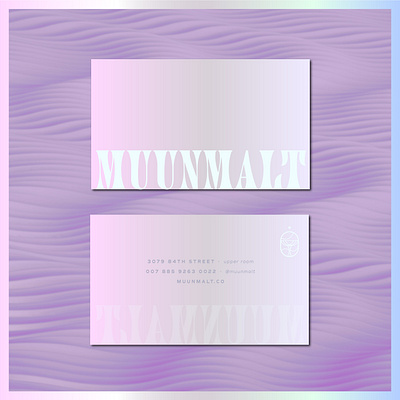 Muunmalt - Business Card Concept Design