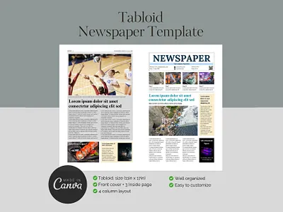 Tabloid Newspaper Template newspaper headline