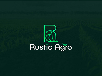 Rustic Agro Logo Design agriculture agro branding letter logo logo design