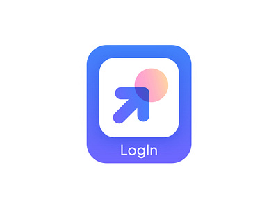 log in iconography | MD Mahfuj app icon branding creative logo flat for sale iconography illustration logo logo design minimal modern logo overlapping logo print ui unused vector