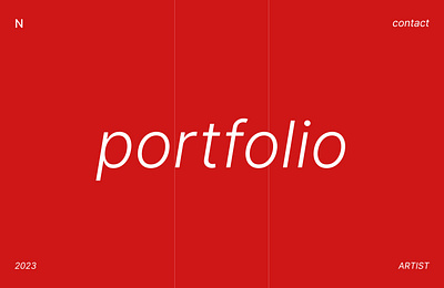 Landing page - PORTFOLIO app branding design graphic design illustration logo research ui ux vector
