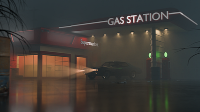 3D Gas station 3d app branding design graphic design illustration logo typography ui ux vector