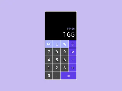 Daily UI #004 - Calculator app calculator dailyui mobile ui ux