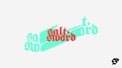 Salt Sword: Branding brand brand identity branding graphic design music branding music logo salt sword typography