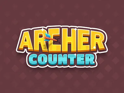 Game Title Logo branding casual game art game art game title graphic design hyper casual game title logo logo design ui