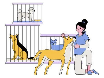 Pet Care and Animal Welfare illustrations freesvg graphic design illustration svg svg illustration vector