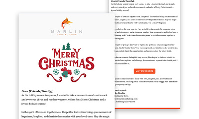 Merry Christmas Email Template Design design email email design email newsletter email template html email html email template html newsletter