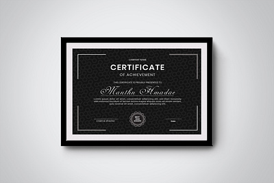 Realistic certificate template background realistic certificate template