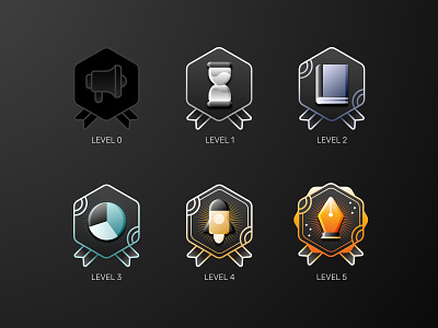 Achievement Icons achivement badges branding design graphic design icon iconography illustration logo online learning ui