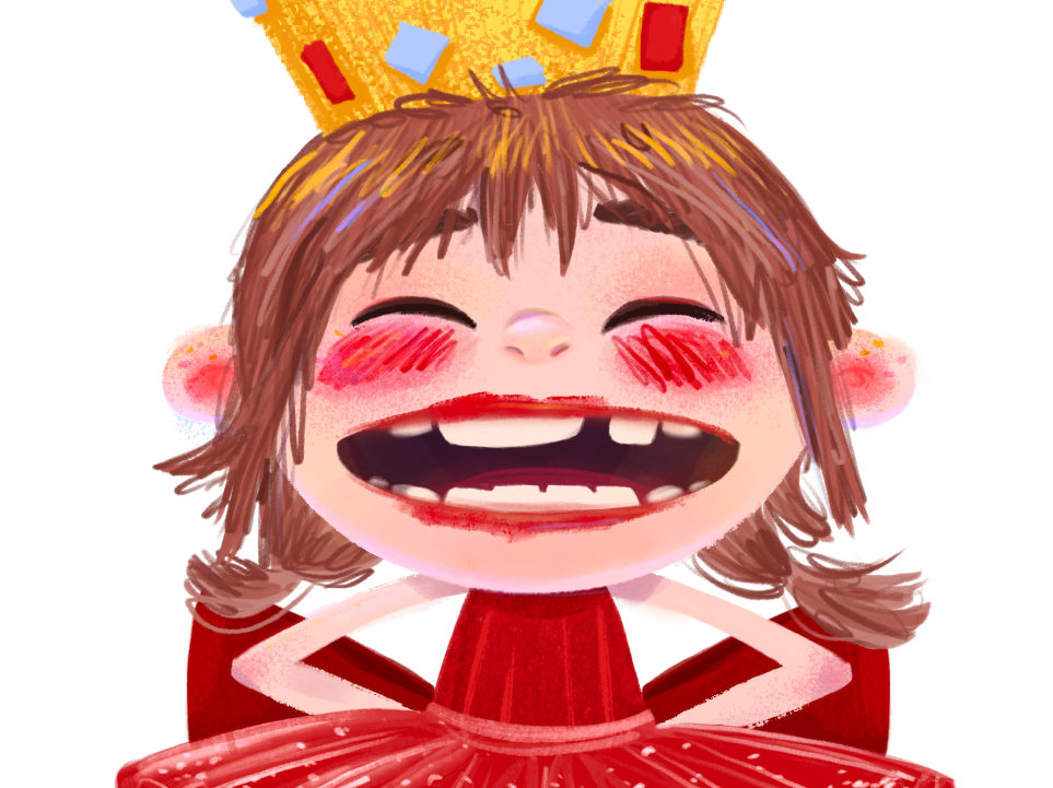 Lady in red by Ksenia Godovanchuk on Dribbble