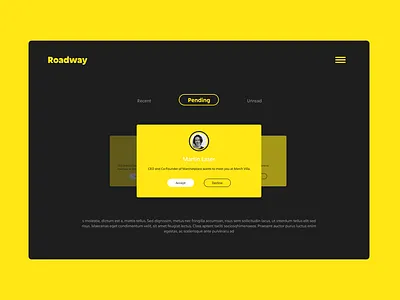 Daily UI Day 78 - Pending invitation 100 days ui daily ui day 78 graphic design pending invitation ui