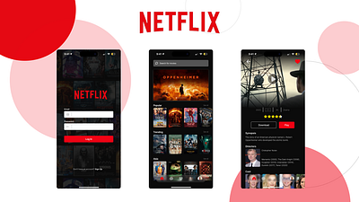 Netflix Redesign UI design netflix redesign ui ux