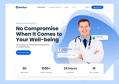 Medical Website | Doctor appointment booking Landing Page appointment booking landing page appointment website doctor landing pagge ecommerce health landing page health website healthcare landing page medical website pharmacy ui design ui ux design