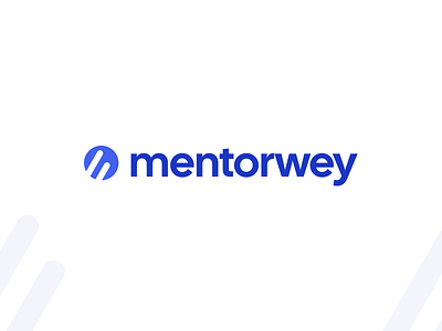 Mentorwey Logo branding logo mentor mentorship vector