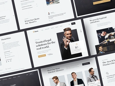 Davis- Attorney Finding Website attorney attorney website branding design graphic design inspiration landing page landing page design lawyer logo minimal design modern design ui ui design uidesign uiux website website design