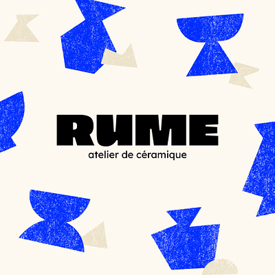 RUME branding ceramic font logo logo design logotype