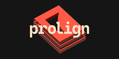 Prolign Branding. bold identity brand identity branding design graphic design illustration logo motion graphics project management ui uidesign uiux user interface vector