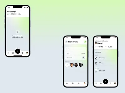 Redesign of SPLEET app for sharing expenses and bills financial mobile finance app sharing bills app sharing expenses ui ux
