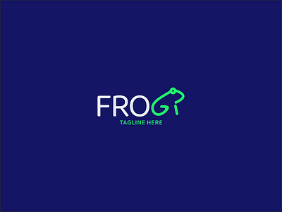 frog logo animation branding graphic design logo motion graphics ui