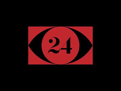2024 2024 24 eye graphic design logo logo design logodesign logotype minimal numerical simple