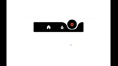 Animated Menu Bar animation ui ux