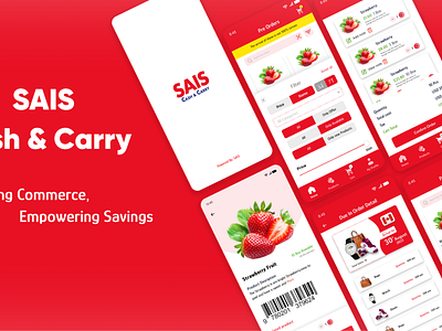 SAIS (Cash & Carry App) 3d animation branding design graphic design illustration logo motion graphics ui vector