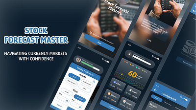 Stock Forcast Master App 3d animation branding design figma graphic design illustration logo motion graphics ui vector