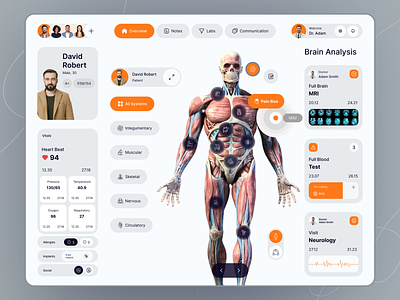 Electronic Health Record (EHR) System ambulatory card dashboard design digital medical report ehr electronic health system exercise app health medical move patient physical therapy record stretch system therapy ux warmup routine website