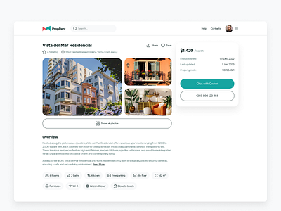 #067 DailyUI • Hotel or Vacation Rental Booking 067 dailyui dailyuico delmar features gallery hotel rent renting uiux vacation web